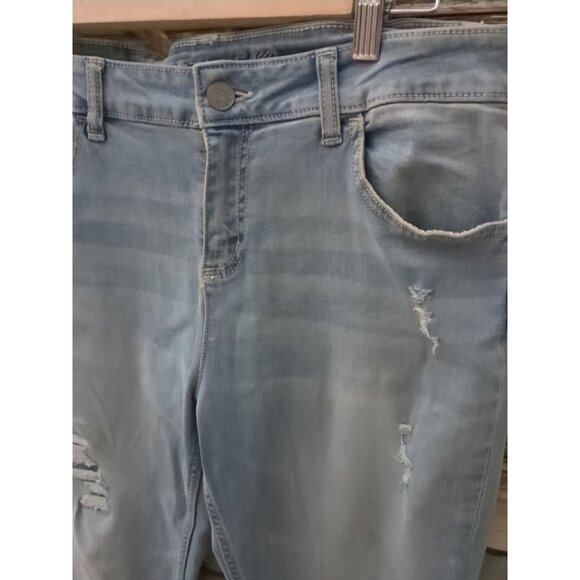 Girls crop Jeans by Justice, size 18 plus - Picture 2 of 4